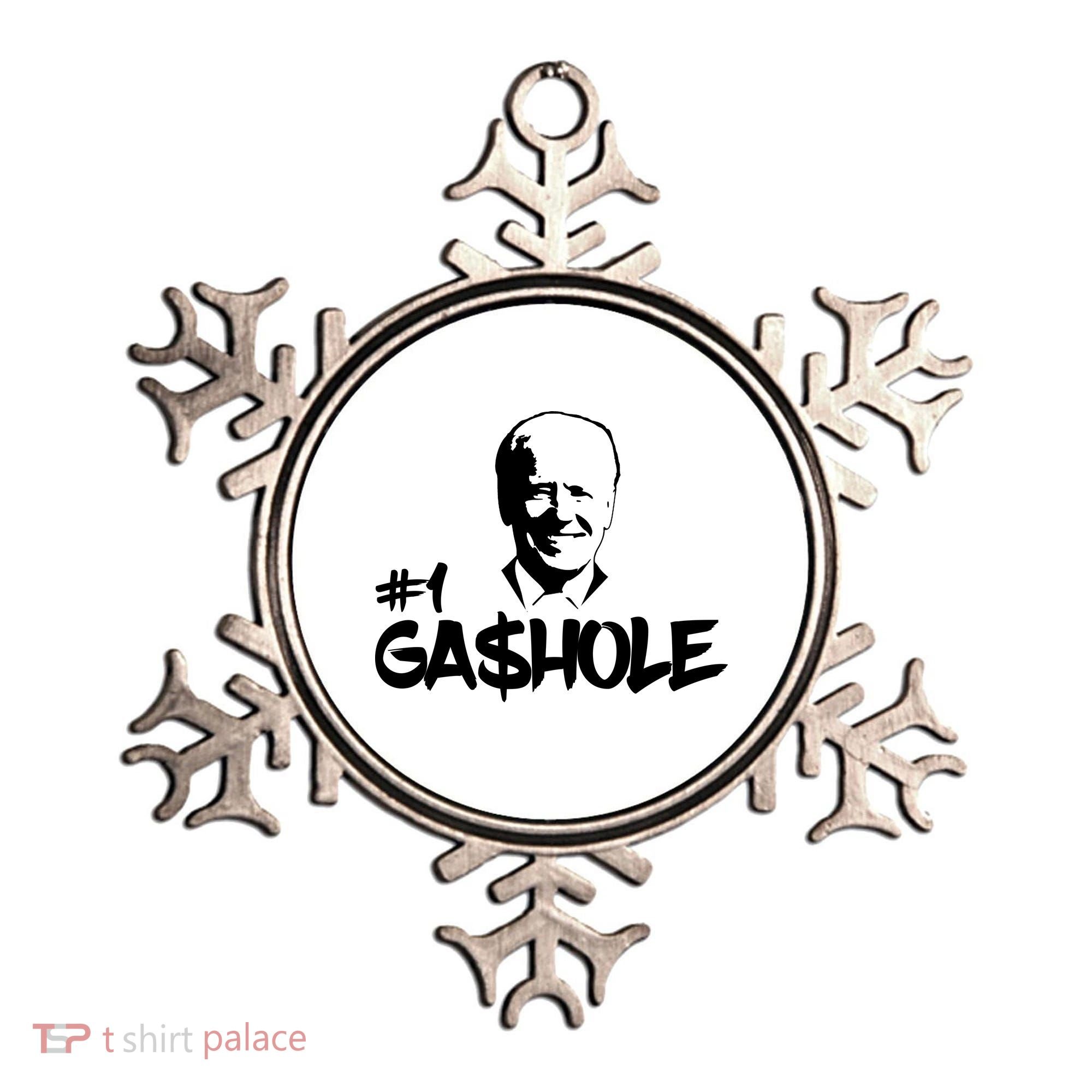 Number One Gashole Funny Joe Biden Ornament