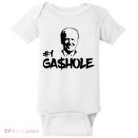 Number One Gashole Funny Joe Biden Baby Bodysuit thumb 0