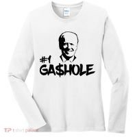 Number One Gashole Funny Joe Biden Women's Long Sleeve Shirt thumb 0