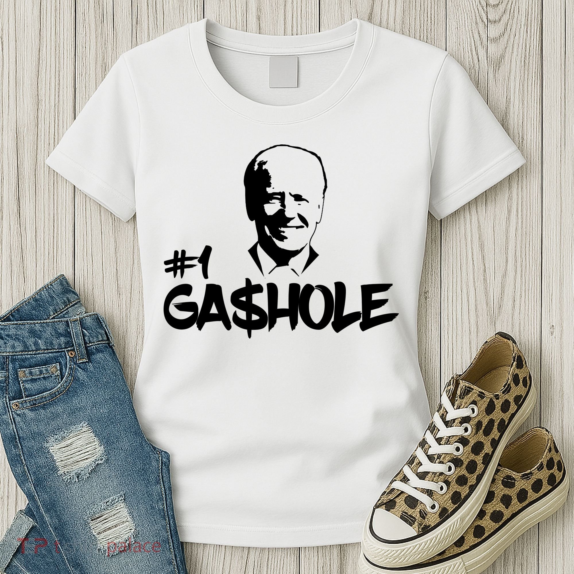 Number One Gashole Funny Joe Biden Women's T-Shirt
