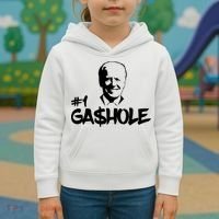 Number One Gashole Funny Joe Biden Kids Hoodie thumb 3