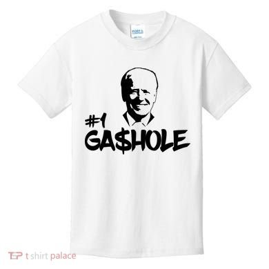 Number One Gashole Funny Joe Biden Kids T-Shirt