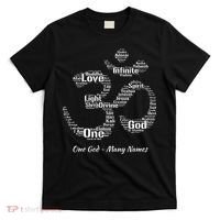 Names Of God In Om Symbol Yoga Inspired Aum T T-Shirt thumb 0