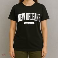 New Orleans Gift College University Style La Us T-Shirt thumb 4