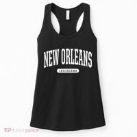 New Orleans Gift College University Style La Us Women's Tank Top thumb 0