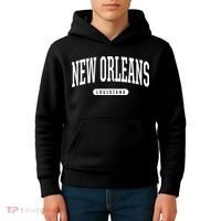 New Orleans Gift College University Style La Us Kids Hoodie thumb 4