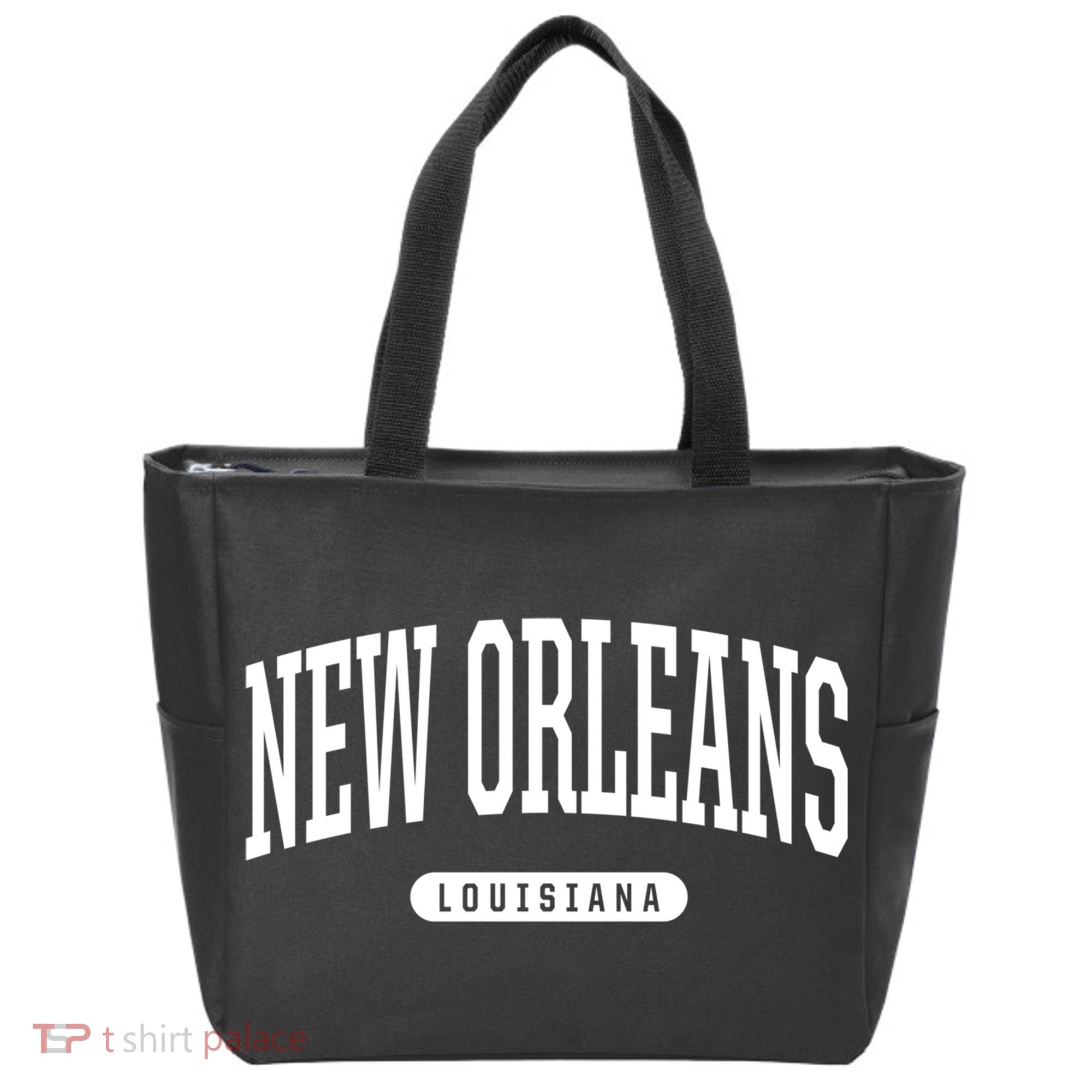 New Orleans Gift College University Style La Us Tote Bag