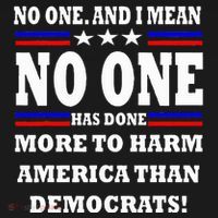 No One Has Done More To Harm America Than Democrats Women's Hoodie thumb 2