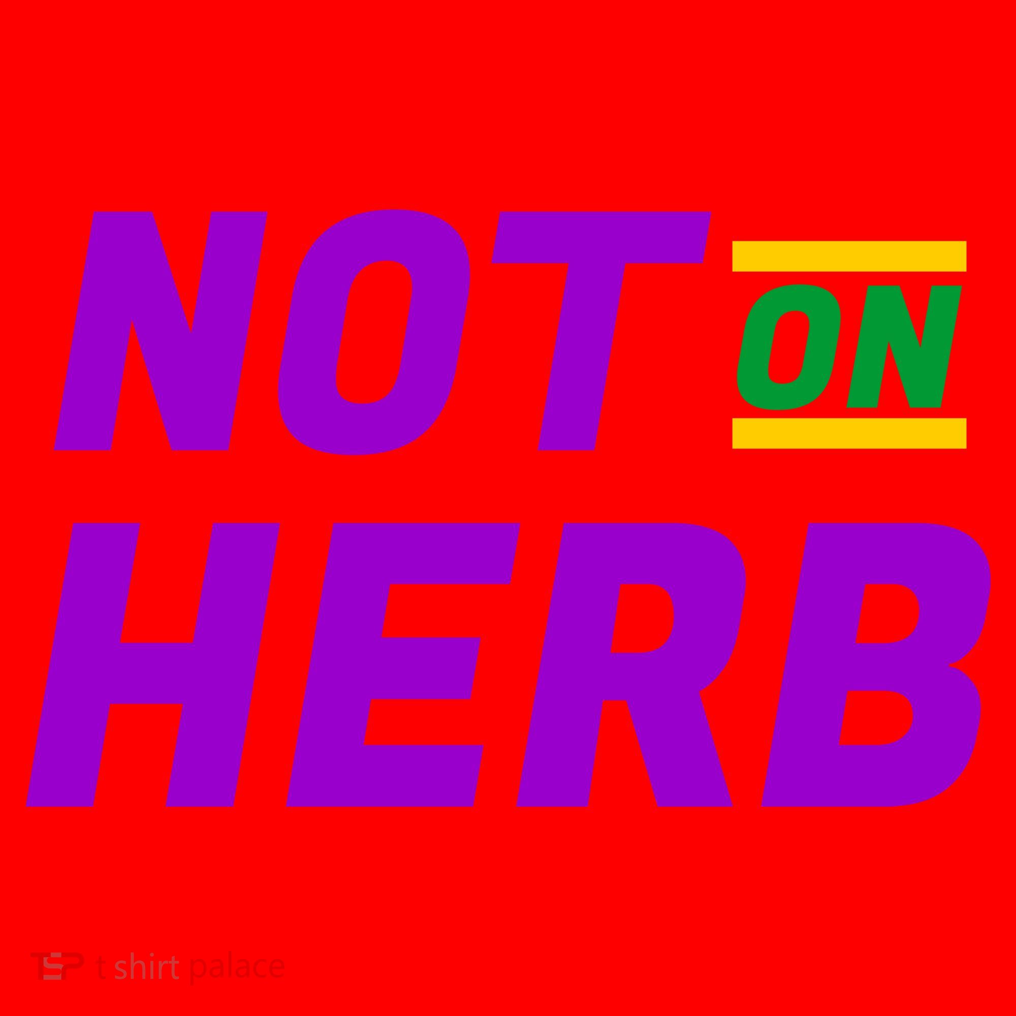 Not On Herb Funny Meme Santa Hat