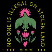 No One Is Illegal On Stolen Land Coaster thumb 2