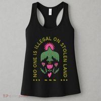 No One Is Illegal On Stolen Land Women's Tank Top thumb 3