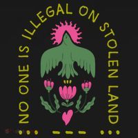 No One Is Illegal On Stolen Land Kids Hoodie thumb 5