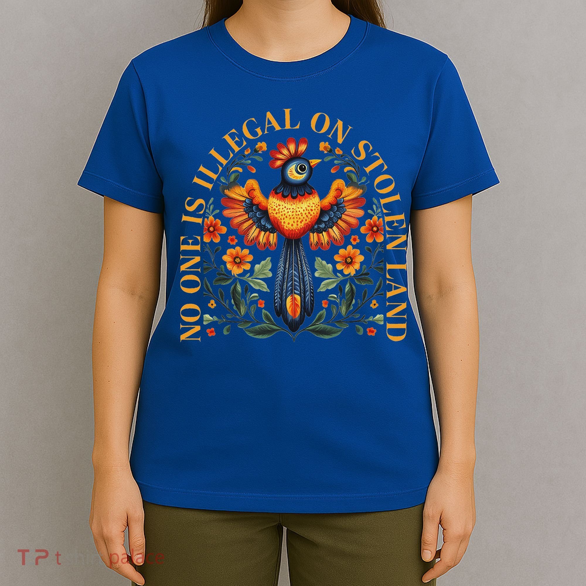 No One Is Illegal On Stolen Land Native Americans T-Shirt