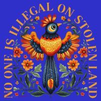 No One Is Illegal On Stolen Land Native Americans Tall Long Sleeve Shirt thumb 2