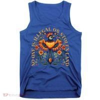 No One Is Illegal On Stolen Land Native Americans Tank Top thumb 0