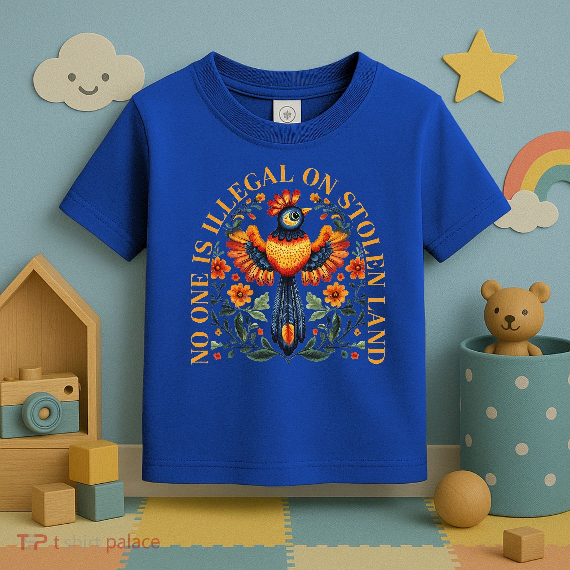 No One Is Illegal On Stolen Land Native Americans Toddler T-Shirt
