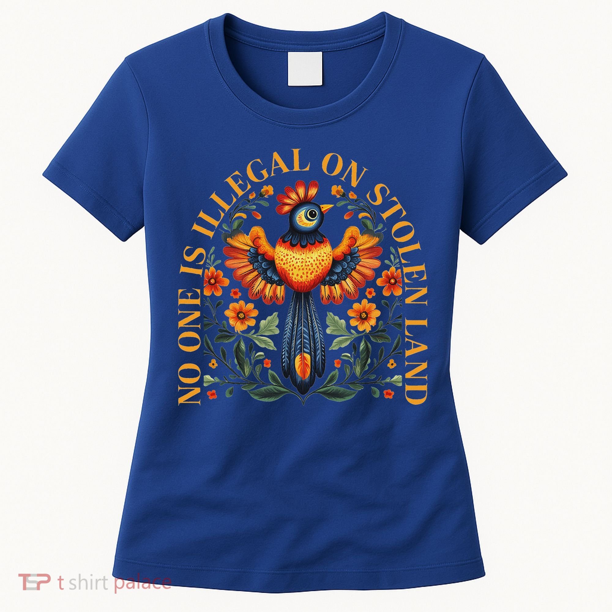 No One Is Illegal On Stolen Land Native Americans Women's T-Shirt