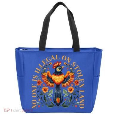 No One Is Illegal On Stolen Land Native Americans Tote Bag