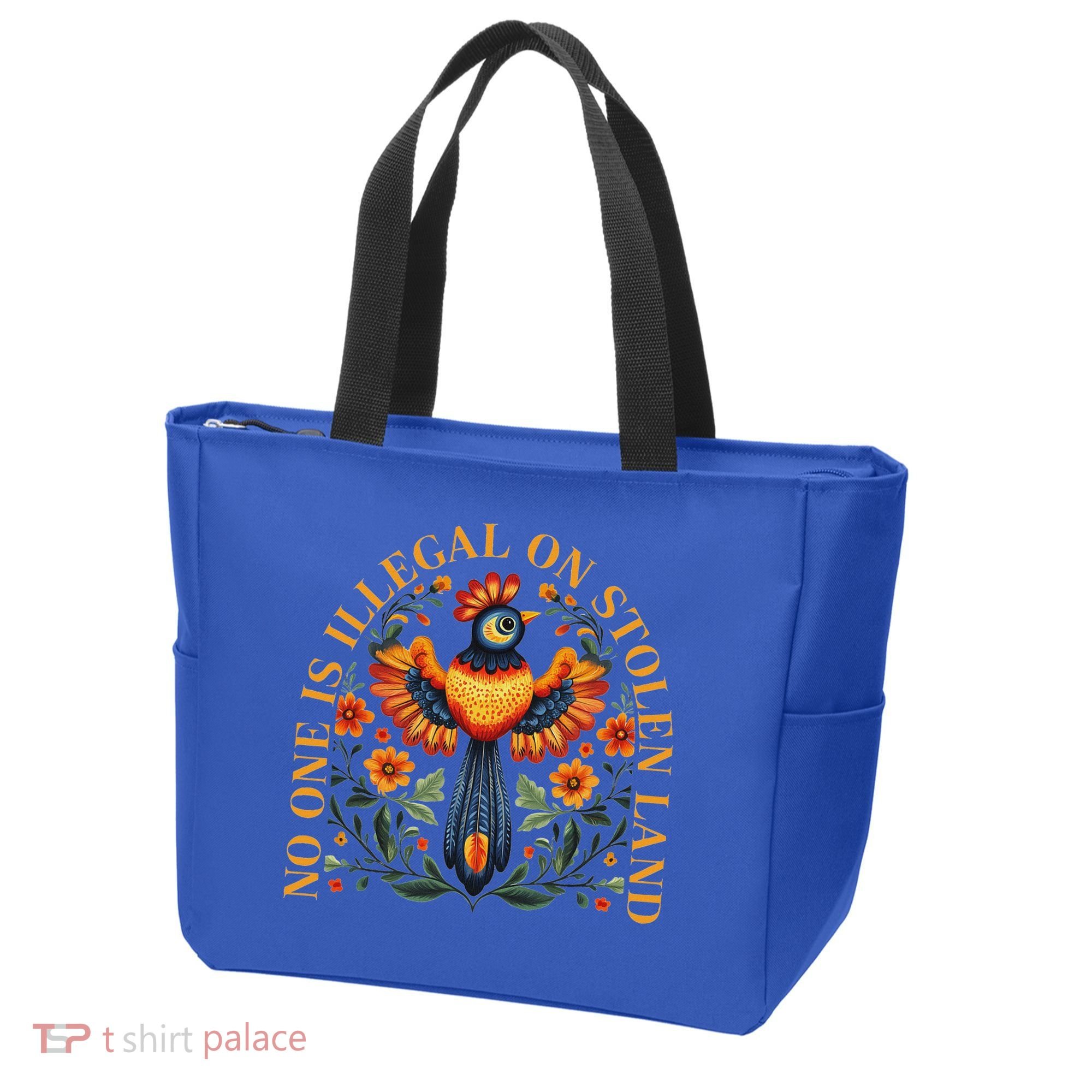 No One Is Illegal On Stolen Land Native Americans Tote Bag