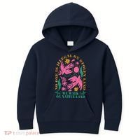 No One Is Illegal On Stolen Land We Walk On Native Land Kids Hoodie thumb 0