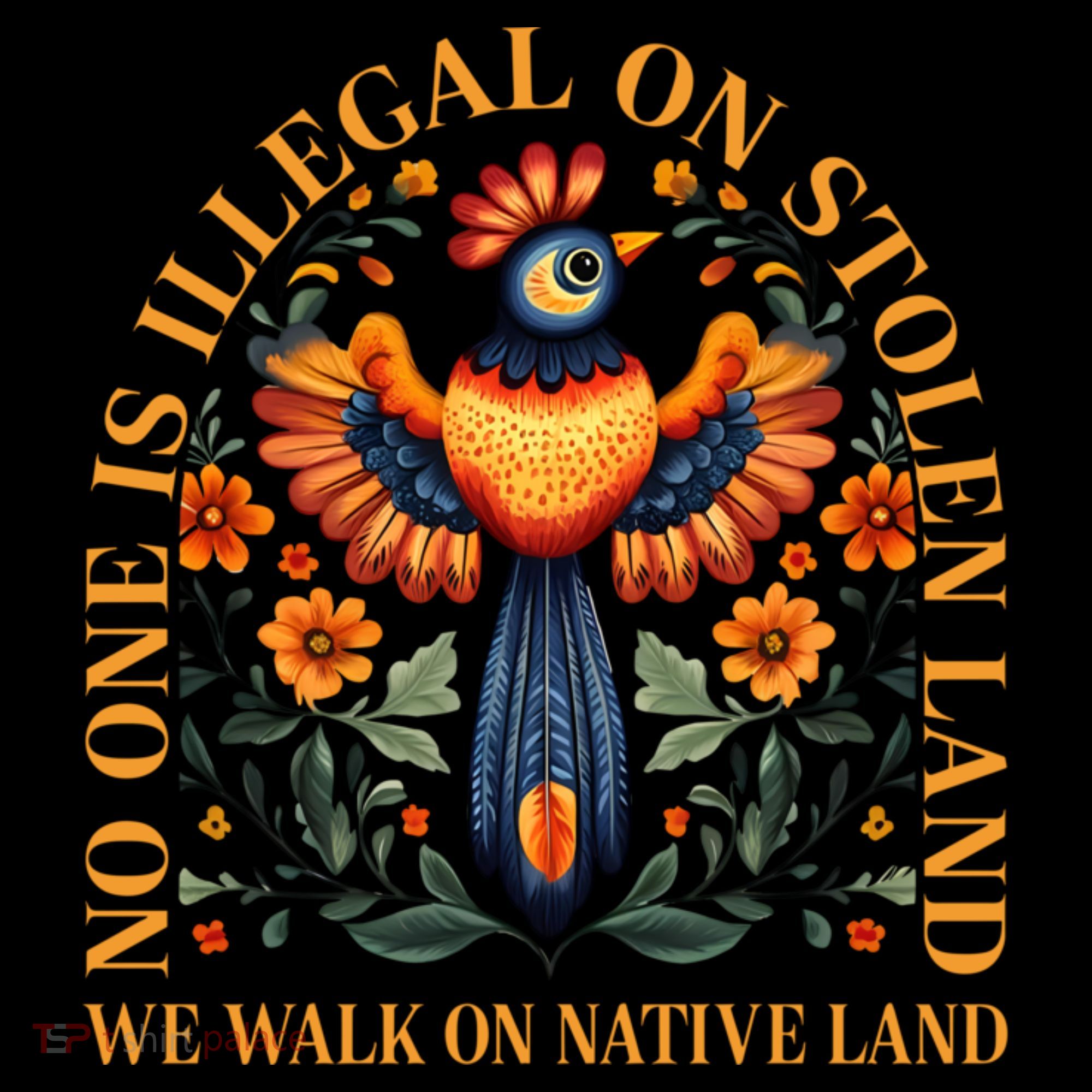 No One is Illegal on Stolen Land We Walk On Native Land Coffee Mug