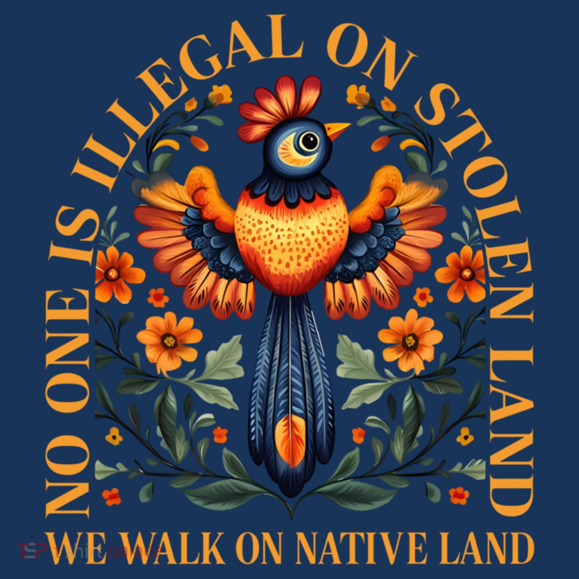 No One is Illegal on Stolen Land We Walk On Native Land Mousepad