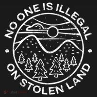 No one is illegal on stolen land Native Tribe Ornament thumb 1