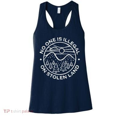 No one is illegal on stolen land Native Tribe Women's Tank Top