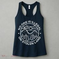 No one is illegal on stolen land Native Tribe Women's Tank Top thumb 3