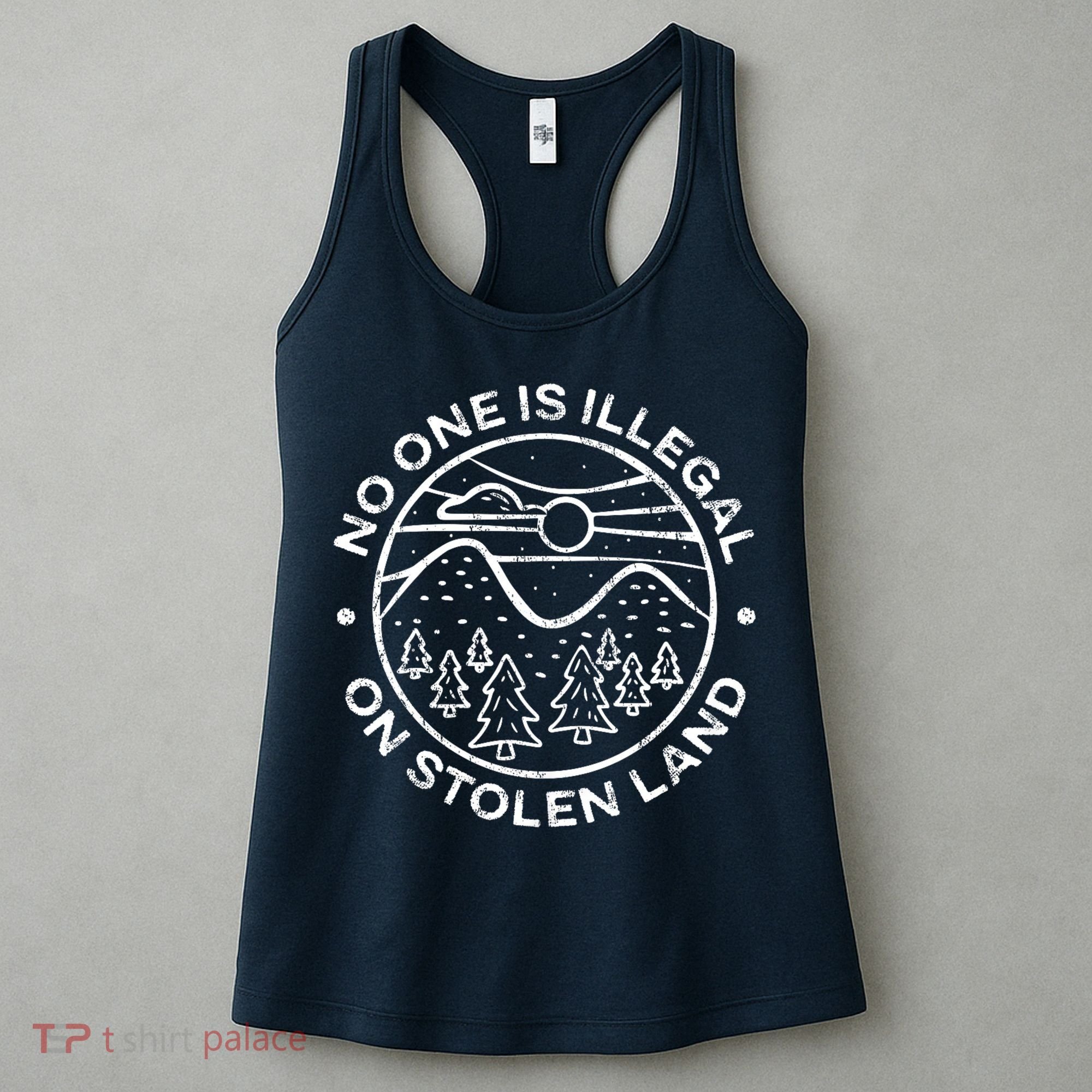 No one is illegal on stolen land Native Tribe Women's Tank Top