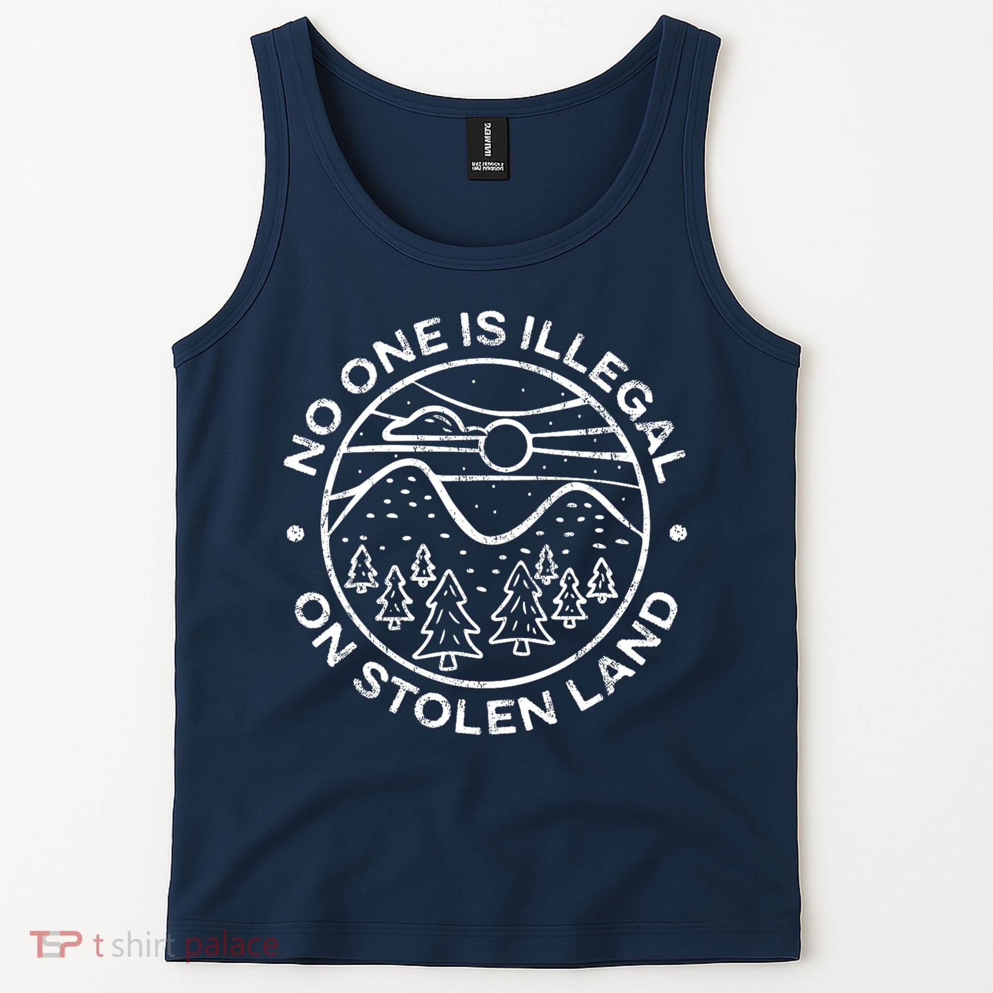No one is illegal on stolen land Native Tribe Tank Top