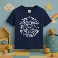 No one is illegal on stolen land Native Tribe Toddler T-Shirt thumb 3