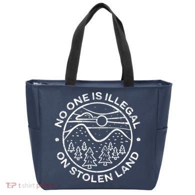 No one is illegal on stolen land Native Tribe Tote Bag