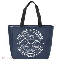 No one is illegal on stolen land Native Tribe Tote Bag thumb 0