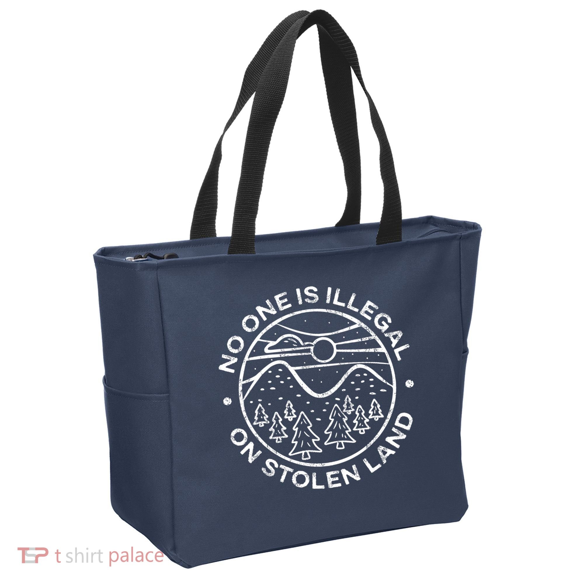 No one is illegal on stolen land Native Tribe Tote Bag