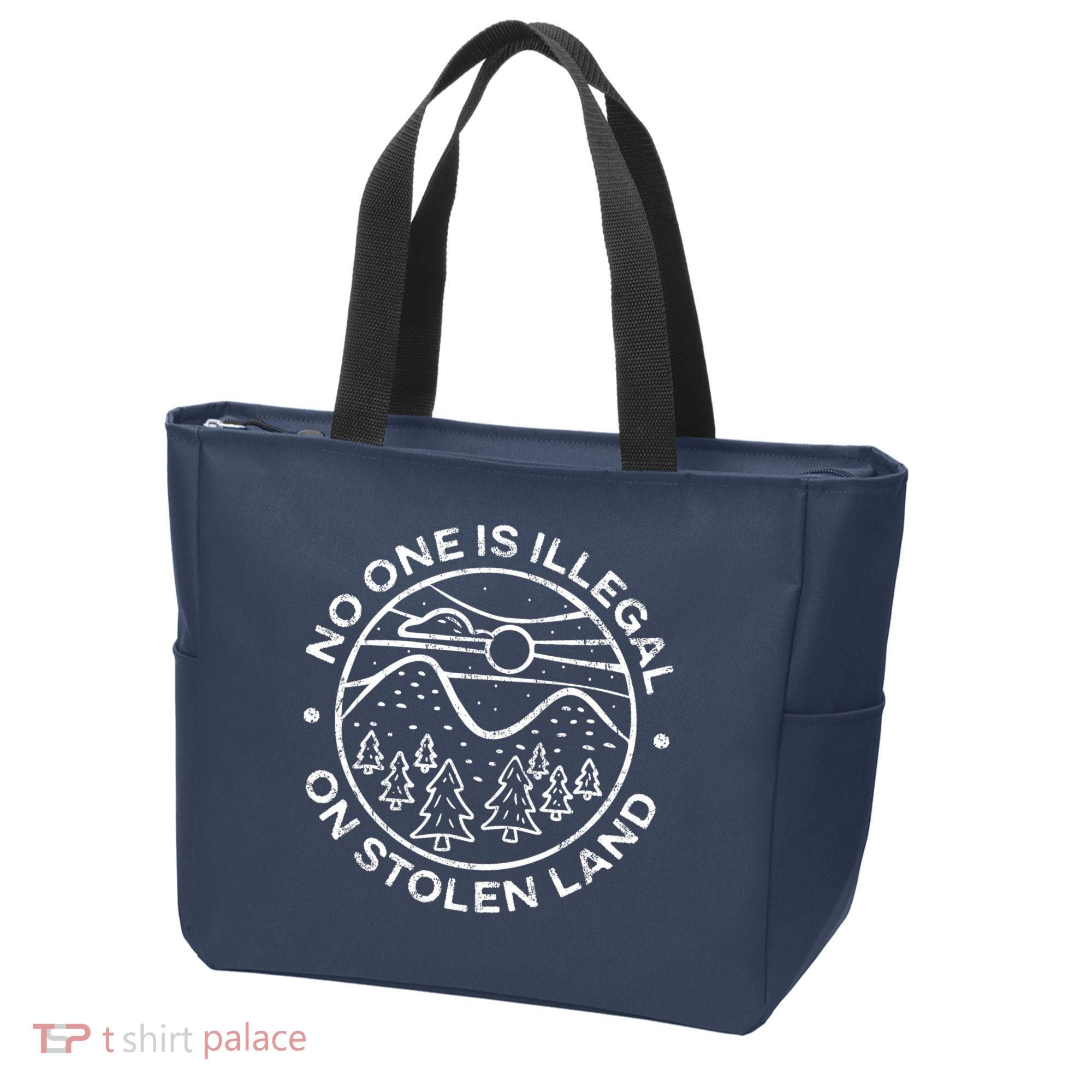 No one is illegal on stolen land Native Tribe Tote Bag