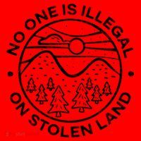 No one is illegal on stolen land Native Tribe Santa Hat thumb 1
