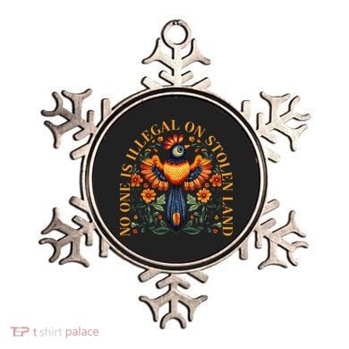 No One Is Illegal On Stolen Land Native Americans Vintage Gift Ornament