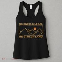 No One Is Illegal On Stolen Land Women's Tank Top thumb 3