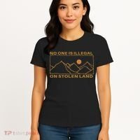 No One Is Illegal On Stolen Land Women's T-Shirt thumb 4