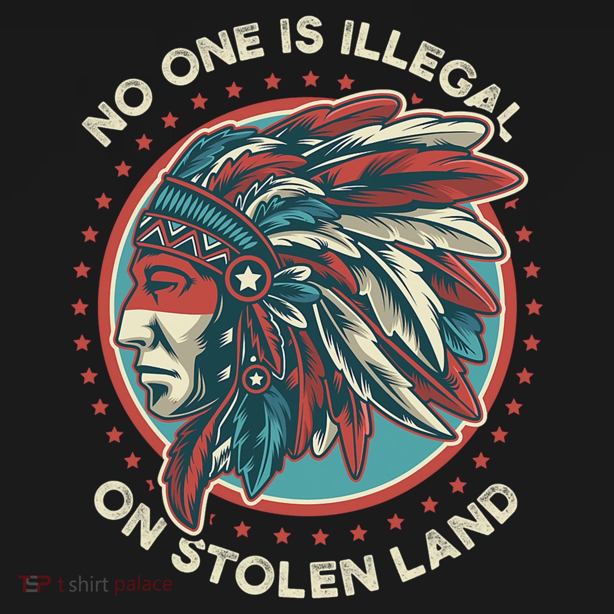No One Is Illegal On Stolen Land Anti Trump Protest Women's Hoodie