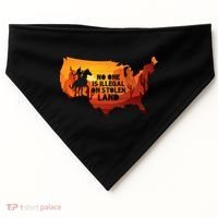 No One Is Illegal On Stolen Land Support Immigration USA-Made Doggie Bandana thumb 0