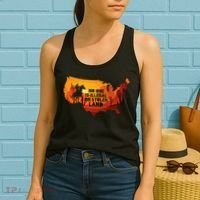 No One Is Illegal On Stolen Land Support Immigration Women's Tank Top thumb 2