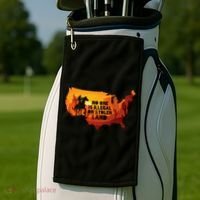 No One Is Illegal On Stolen Land Support Immigration Golf Towel thumb 2