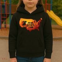 No One Is Illegal On Stolen Land Support Immigration Kids Hoodie thumb 3