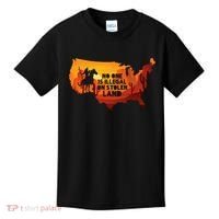 No One Is Illegal On Stolen Land Support Immigration Kids T-Shirt thumb 0