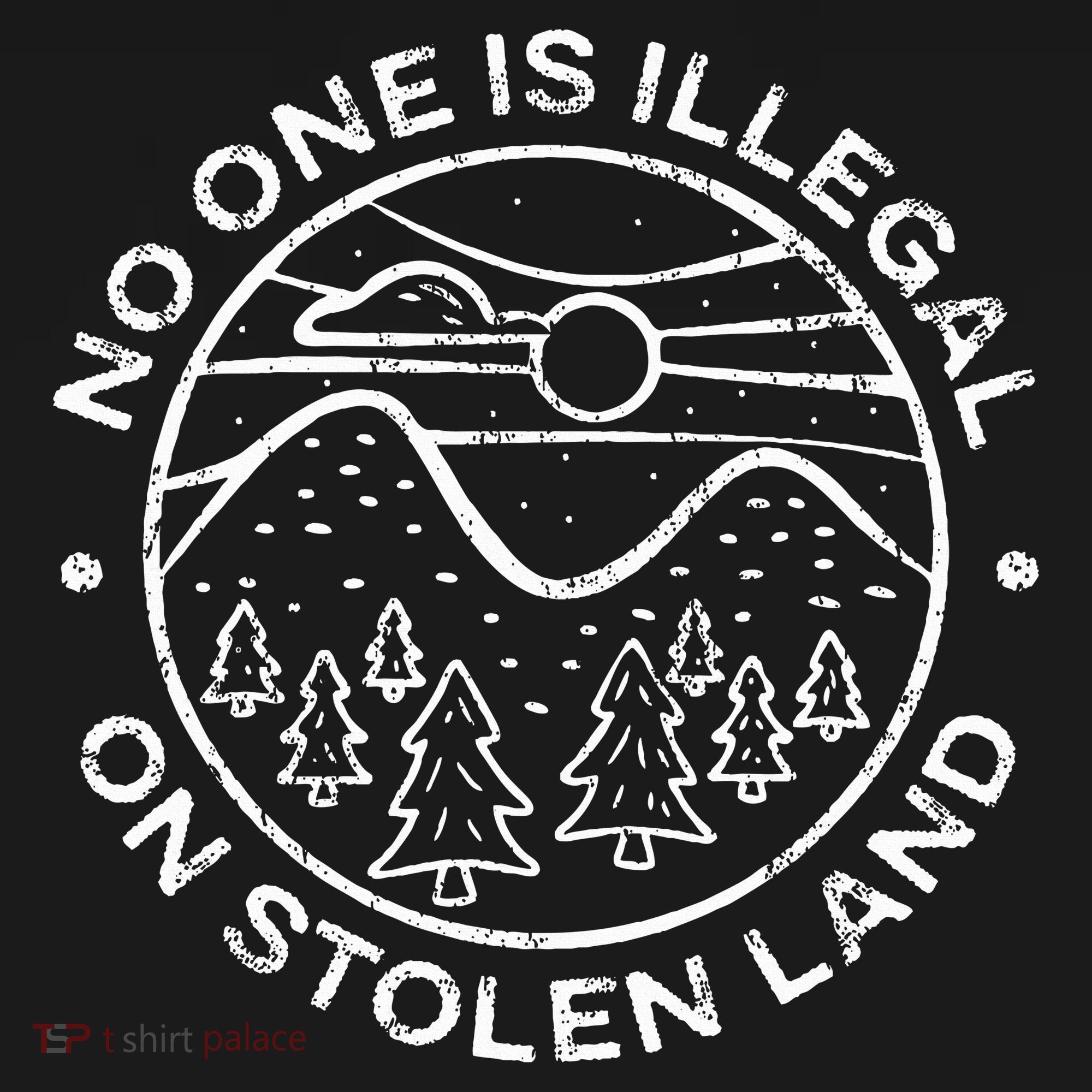 No One Is Illegal On Stolen Land Native Tribe Women's Tank Top