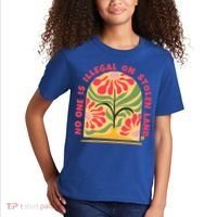 No One Is Illegal On Stolen Land Human Rights Immigration Kids T-Shirt thumb 2