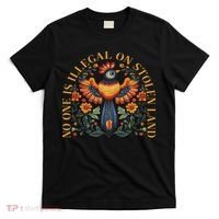 No One Is Illegal On Stolen Land Native Americans Vintage T-Shirt thumb 0