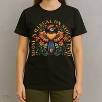 No One Is Illegal On Stolen Land Native Americans Vintage T-Shirt thumb 4